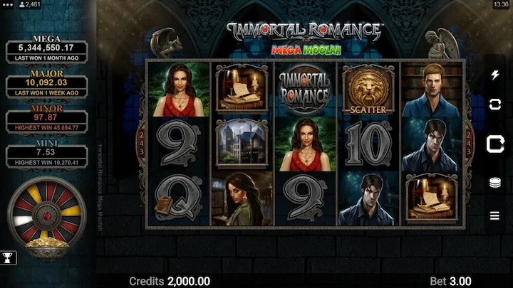 Review Immortal Romance Microgaming PLAYME8